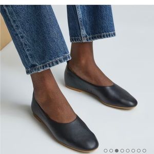 Everlane The Italian Leather Day Glove Flats Size 6